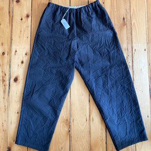 ApuntoB (A.B) Crinkled Cotton Trousers